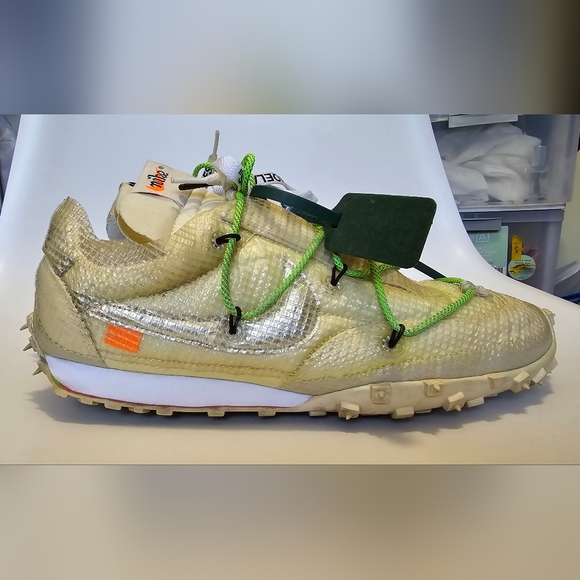 Nike × Off-White Waffle Racer Electric Green - Picture 5 of 12